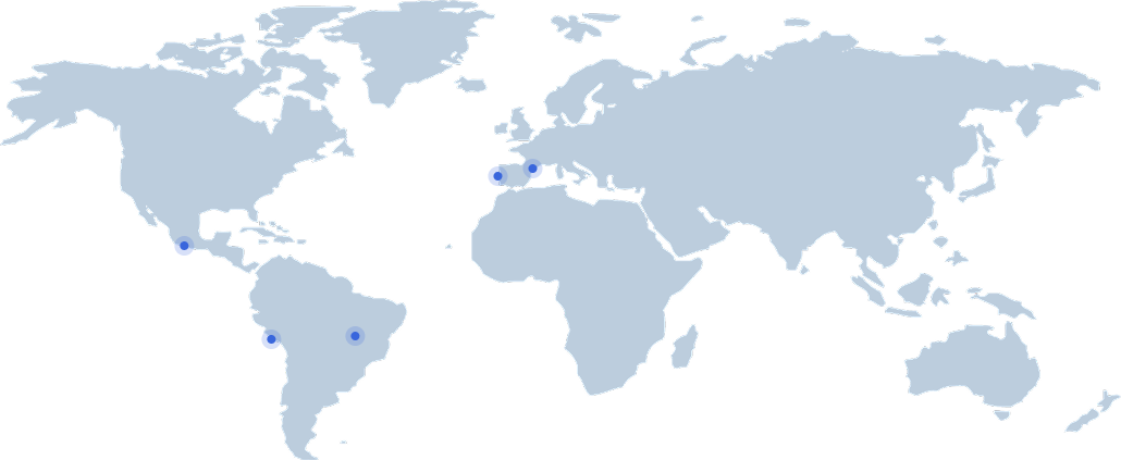 Mapa expansión internacional Factor Energia